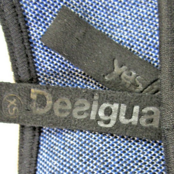 Desigual Black White Dress Office Cocktail Party, Date Casual Designer Women XS - Picture 10 of 12